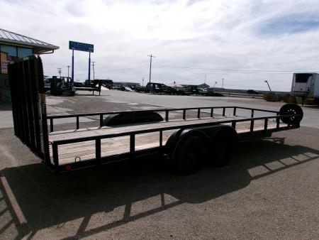 Used 2023 Load Trail 83x22 Tandem Utility w/ 4' gate 7k