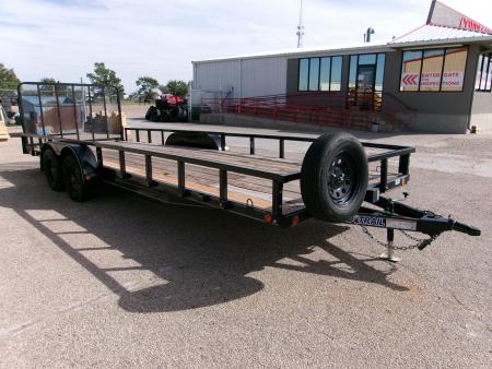 Used 2023 Load Trail 83x22 Tandem Utility w/ 4' gate 7k