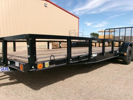 Used 2023 Load Trail 83x22 Tandem Utility w/ 4' gate 7k