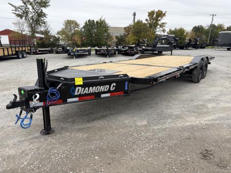 New 2027 Diamond C Trailers HXD210L24X102 (102  X 24') 23K Partial Tilt Equipment Trailer