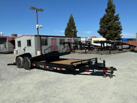 New 2027 Delco Trailers T322 7FT X 22FT 14K GVW Tilt Trailer