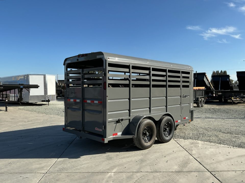 New 2027 Delco Trailers S616 6FT X 16FT 12K GVW Stock / Stock Combo Trailer