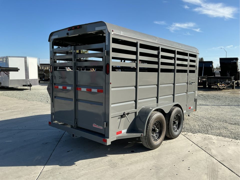 New 2027 Delco Trailers S816 6.8FT X 16FT 12K GVW Stock / Stock Combo Trailer