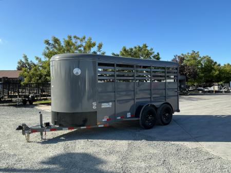 New 2027 Delco Trailers S816 6.8FT X 16FT 12K GVW Stock / Stock Combo Trailer