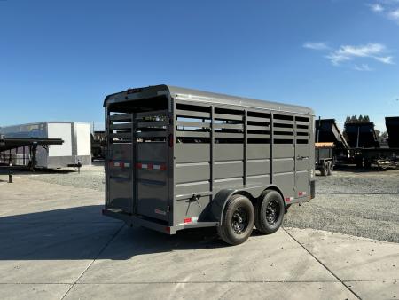 New 2027 Delco Trailers S816 6.8FT X 16FT 12K GVW Stock / Stock Combo Trailer