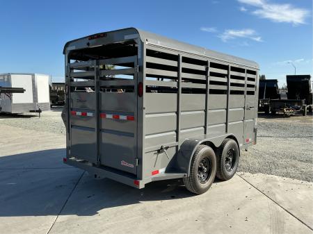 New 2027 Delco Trailers S816 6.8FT X 16FT 12K GVW Stock / Stock Combo Trailer