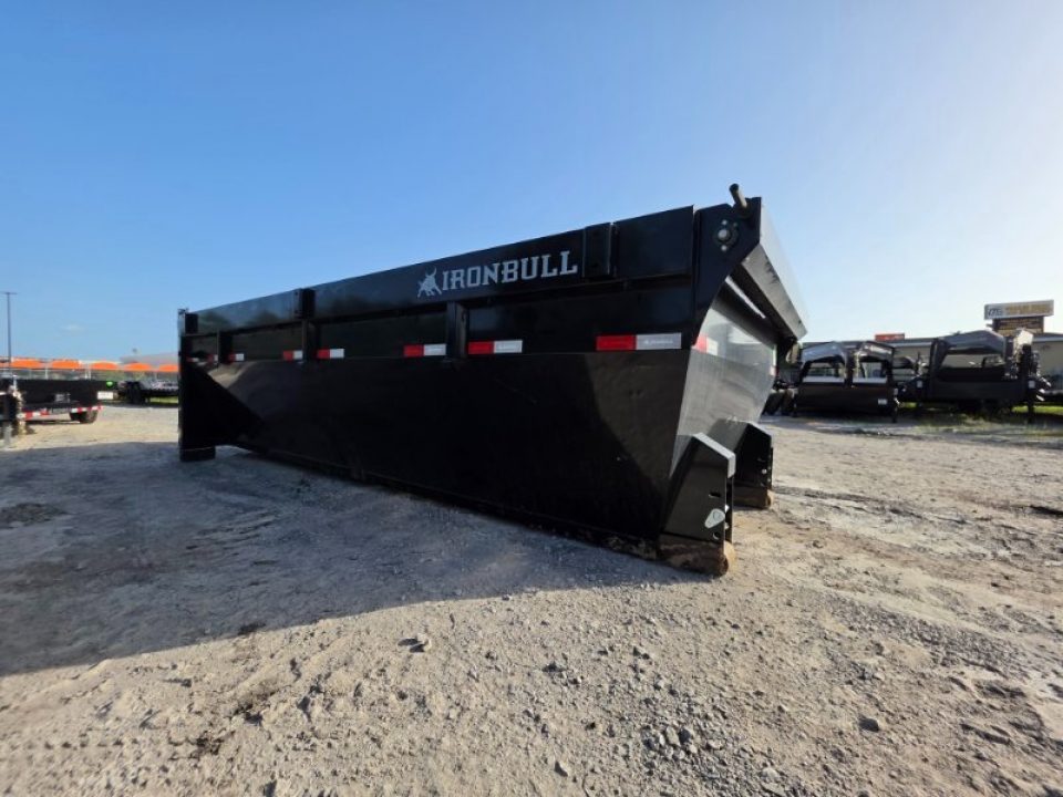 New 2027 Iron Bull RB8316 Dump Bin 16 Yard Bin 4' Side 16 Yards