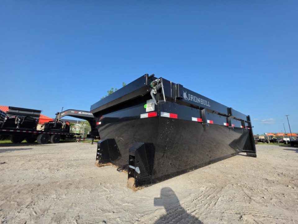 New 2027 Iron Bull RB8316 Dump Bin 16 Yard Bin 4' Side 16 Yards
