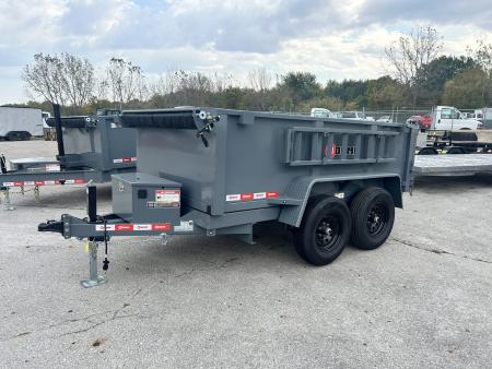 New 2027 U-Dump 5 X 10 FT DUMP TRAILER 31 IN SIDES WITH TARP AND SPREAD GATE 10K GVWR