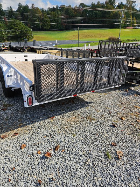 New 2027 Diamond C PSA106 Utility Trailer 6’11”X14’ VENTURE MESH SIDES, BI FOLD GATE