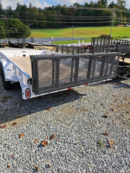 New 2027 Diamond C PSA106 Utility Trailer 6’11”X14’ VENTURE MESH SIDES, BI FOLD GATE