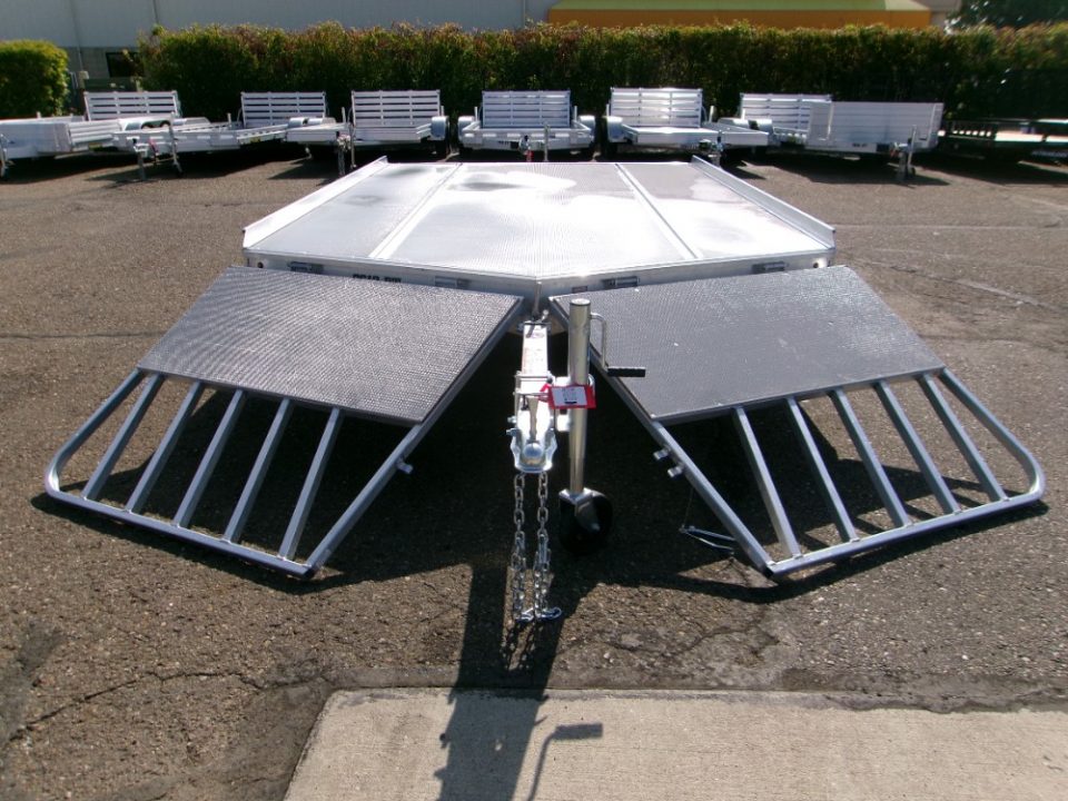 New 2026 Aluma 8612D-TILT-S-12SL Snowmobile Trailer