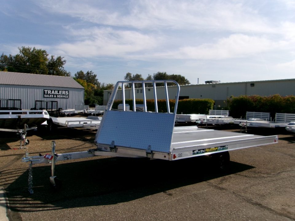 New 2026 Aluma 8612D-TILT-S-12SL Snowmobile Trailer