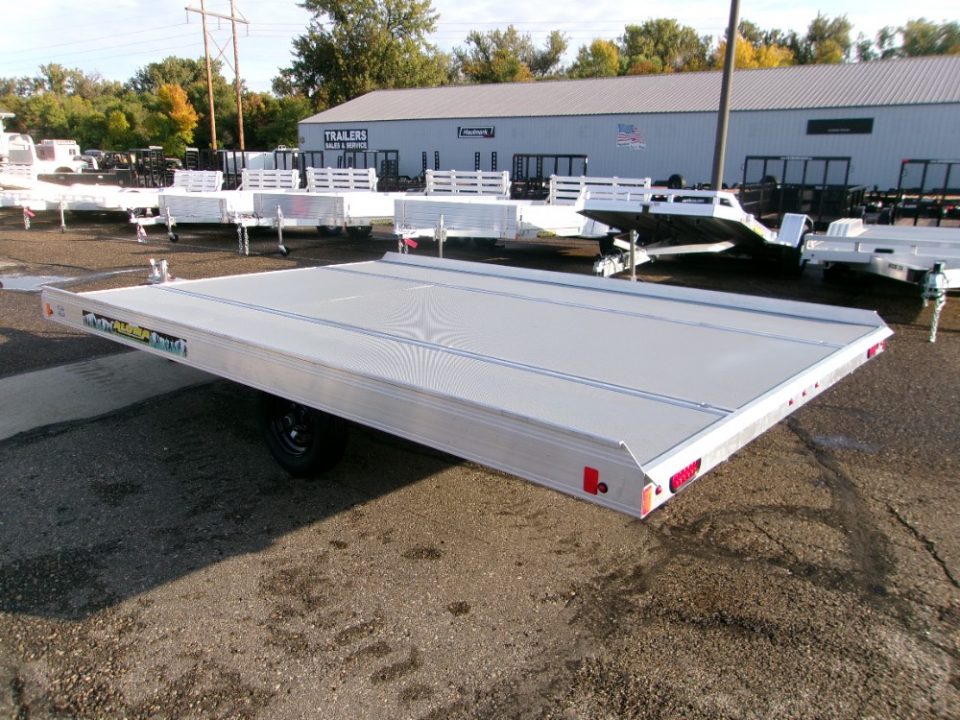 New 2026 Aluma 8612TILT-S-12SL Snowmobile Trailer