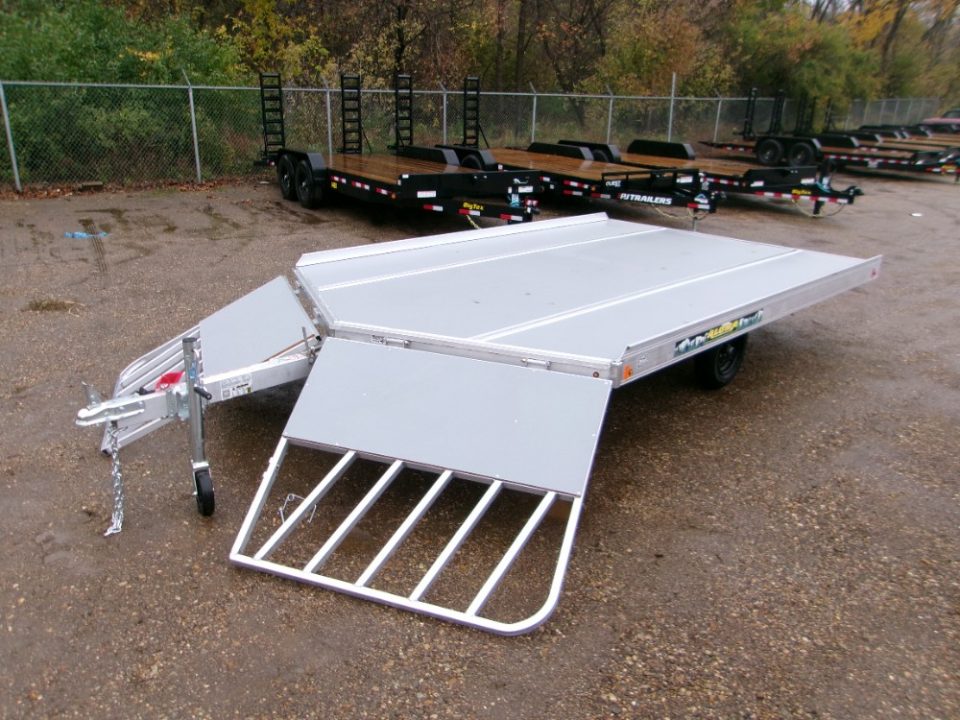 New 2026 Aluma 8612D-TILT-S-12SL Snowmobile Trailer