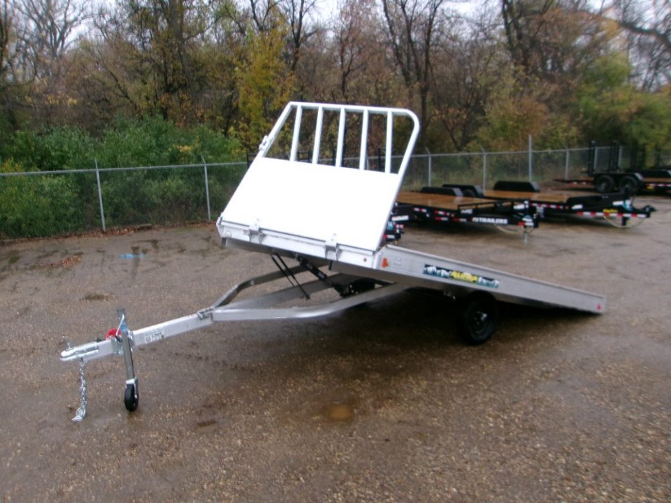 New 2026 Aluma 8612D-TILT-S-12SL Snowmobile Trailer