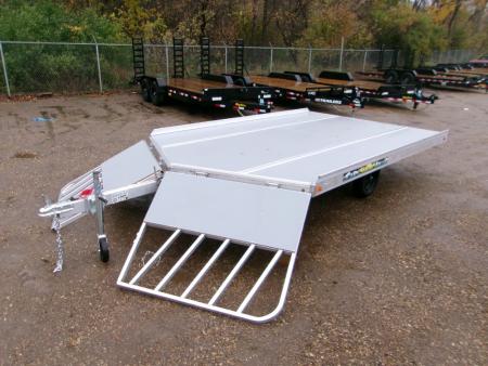 New 2026 Aluma 8612D-TILT-S-12SL Snowmobile Trailer