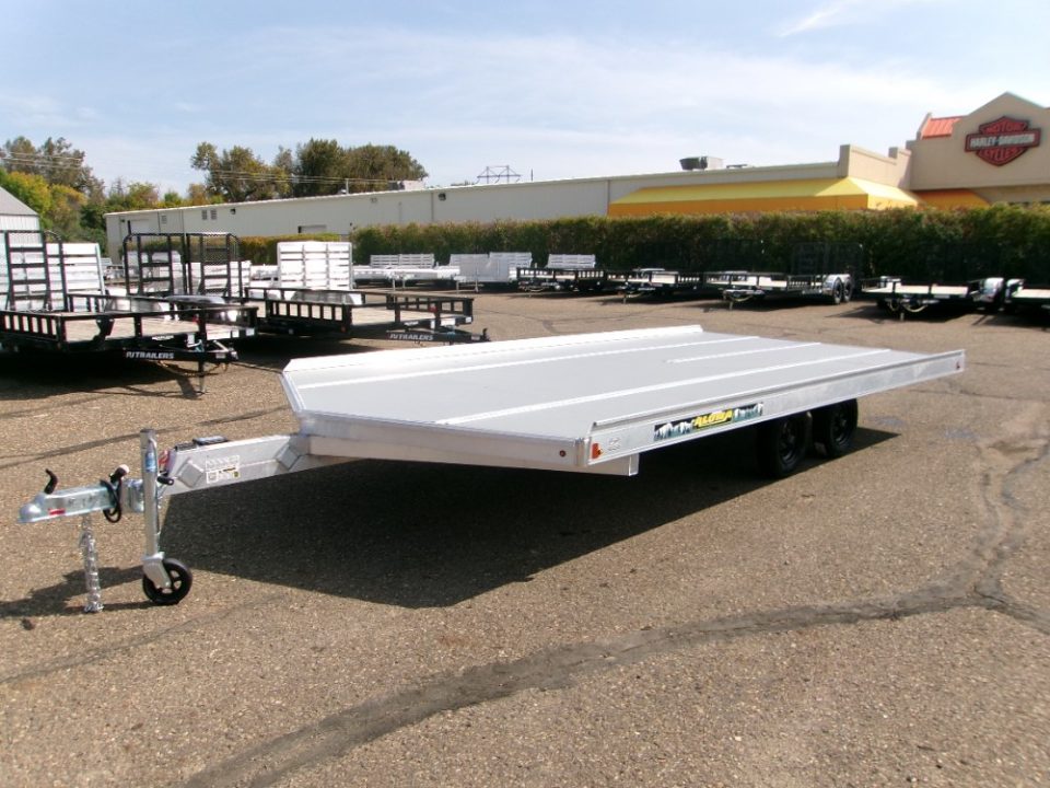 New 2026 Aluma 8616D-TA-EL-R-12SL Snowmobile Trailer