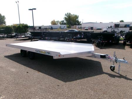New 2026 Aluma 8616D-TA-EL-R-12SL Snowmobile Trailer