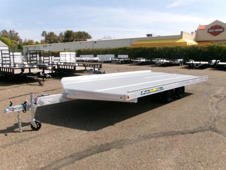 New 2026 Aluma 8616D-TA-EL-R-12SL Snowmobile Trailer