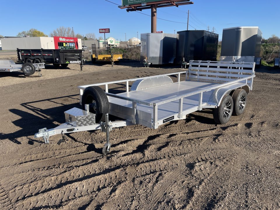 New 2026 Silverwing 7x14 5k Aluminum Utility Trailer