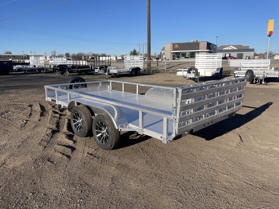 New 2026 Silverwing 7x14 5k Aluminum Utility Trailer