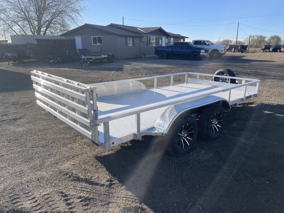 New 2026 Silverwing 7x14 5k Aluminum Utility Trailer
