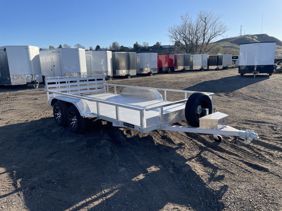 New 2026 Silverwing 7x14 5k Aluminum Utility Trailer