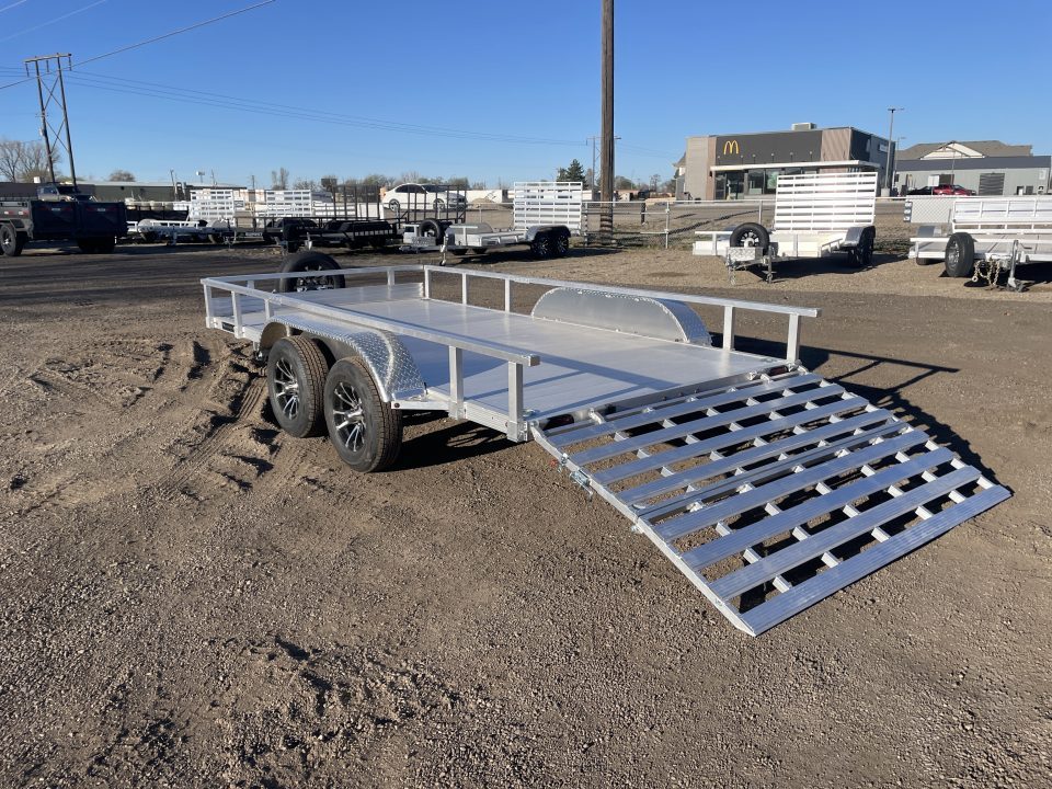 New 2026 Silverwing 7x14 5k Aluminum Utility Trailer