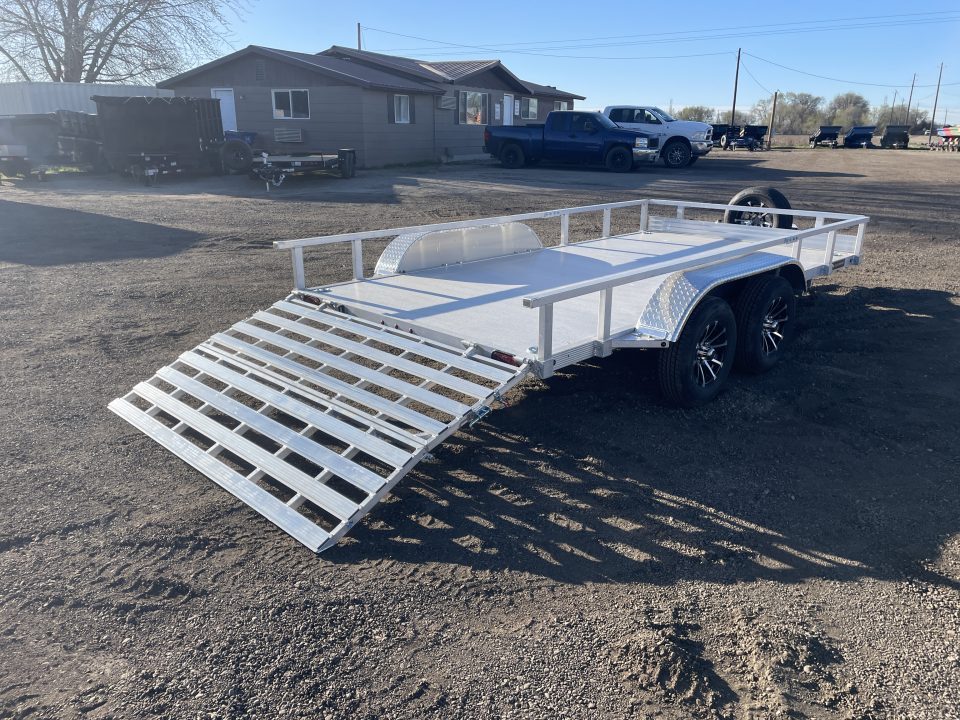 New 2026 Silverwing 7x14 5k Aluminum Utility Trailer
