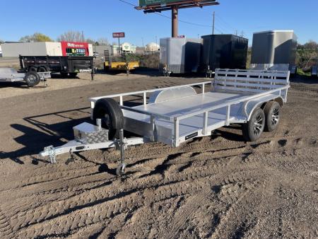 New 2026 Silverwing 7x14 5k Aluminum Utility Trailer