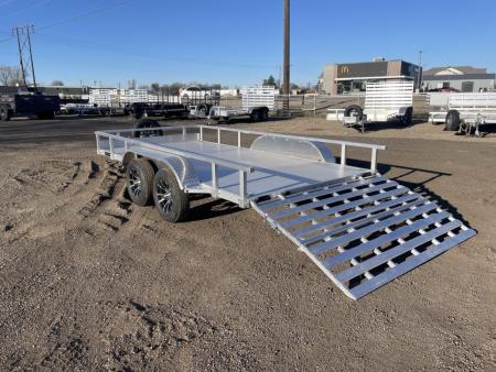 New 2026 Silverwing 7x14 5k Aluminum Utility Trailer