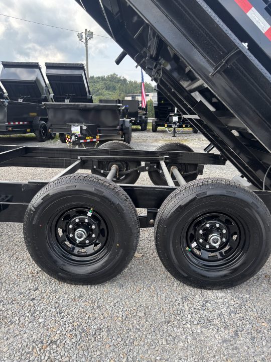 New 2027 Sure-Trac 7x14 Low Profile Telescopic Dump Trailer