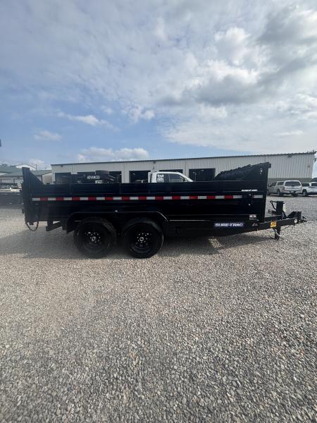New 2027 Sure-Trac 7x14 Low Profile Telescopic Dump Trailer
