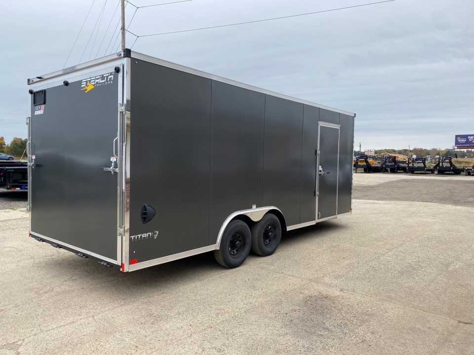 New 2027 Stealth Trailers 8.5x20 Titan 10k w/7Ft Interior Cargo / Enclosed Trailer