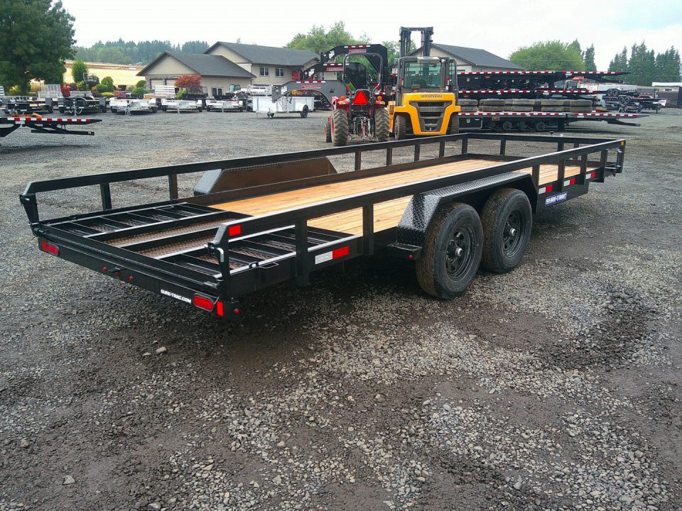 New 2027 Sure-Trac 7x20 Tube Top 10K Utility Trailer