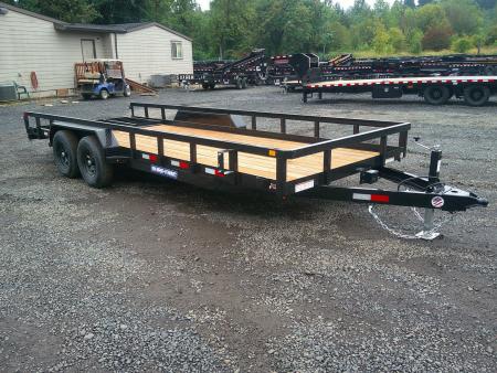 New 2027 Sure-Trac 7x20 Tube Top 10K Utility Trailer