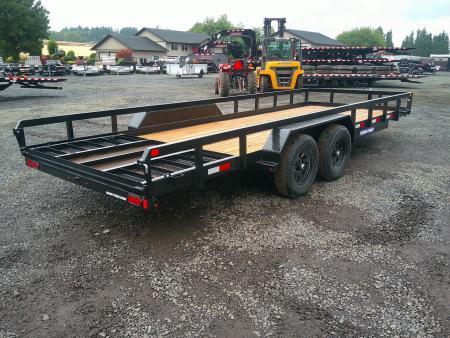New 2027 Sure-Trac 7x20 Tube Top 10K Utility Trailer