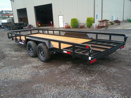 New 2027 Sure-Trac 7x20 Tube Top 10K Utility Trailer