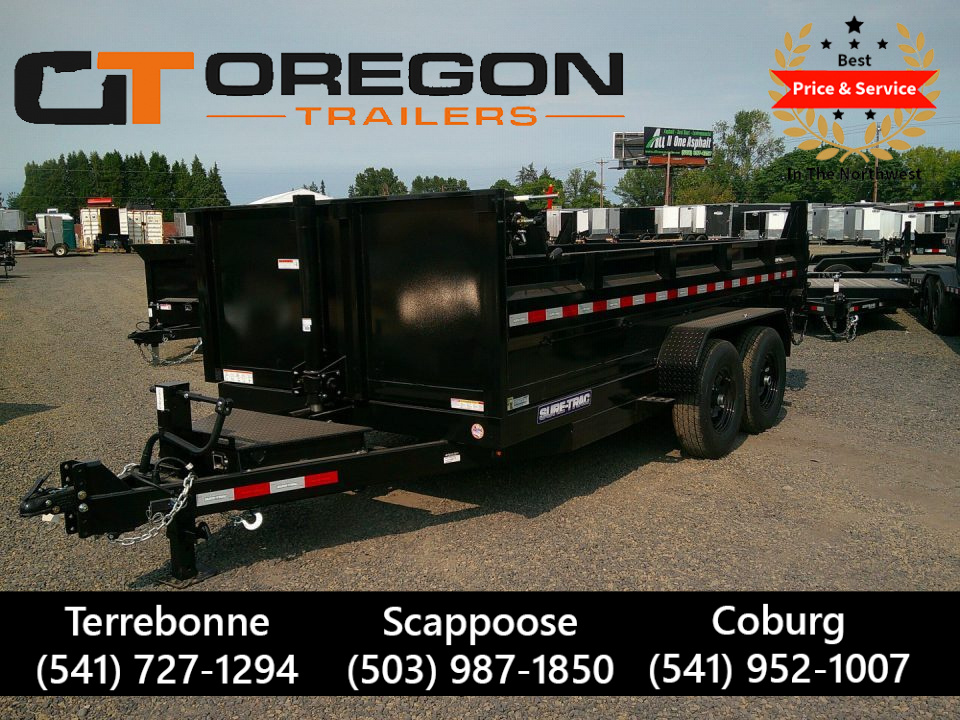 New 2027 Sure-Trac 7x14 HD Low Profile 14K Dump Trailer