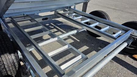 New 2027 K-Trail 6X12 SS 10K Galvanized Dump Trailer w/ Ramps, Tarp Kit and Spare Tire Dump Trailer
