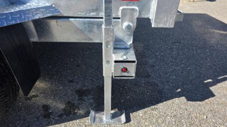 New 2027 K-Trail 6X12 SS 10K Galvanized Dump Trailer w/ Ramps, Tarp Kit and Spare Tire Dump Trailer