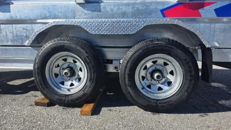 New 2027 K-Trail 6X12 SS 10K Galvanized Dump Trailer w/ Ramps, Tarp Kit and Spare Tire Dump Trailer