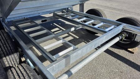 New 2027 K-Trail 6X12 RS 10K Galvanized Dump Trailer w/ Ramps,Tarp Kit, Tool Tray and Spare Tire Dump Trailer