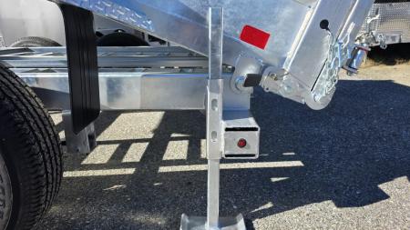 New 2027 K-Trail 6X12 RS 10K Galvanized Dump Trailer w/ Ramps,Tarp Kit, Tool Tray and Spare Tire Dump Trailer