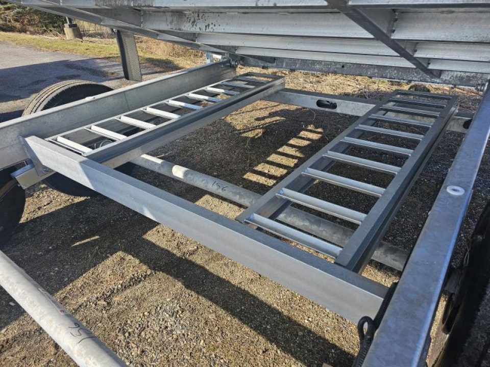 New 2027 K-Trail 82"X16 14K Galvanized Dump Trailer w/ HYDRO JACK ,Ramps, Tarp and Spare Tire Dump Trailer
