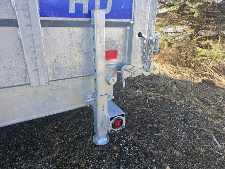 New 2027 K-Trail 82"X16 14K Galvanized Dump Trailer w/ HYDRO JACK ,Ramps, Tarp and Spare Tire Dump Trailer