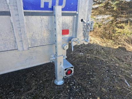 New 2027 K-Trail 82"X16 14K Galvanized Dump Trailer w/ HYDRO JACK ,Ramps, Tarp and Spare Tire Dump Trailer