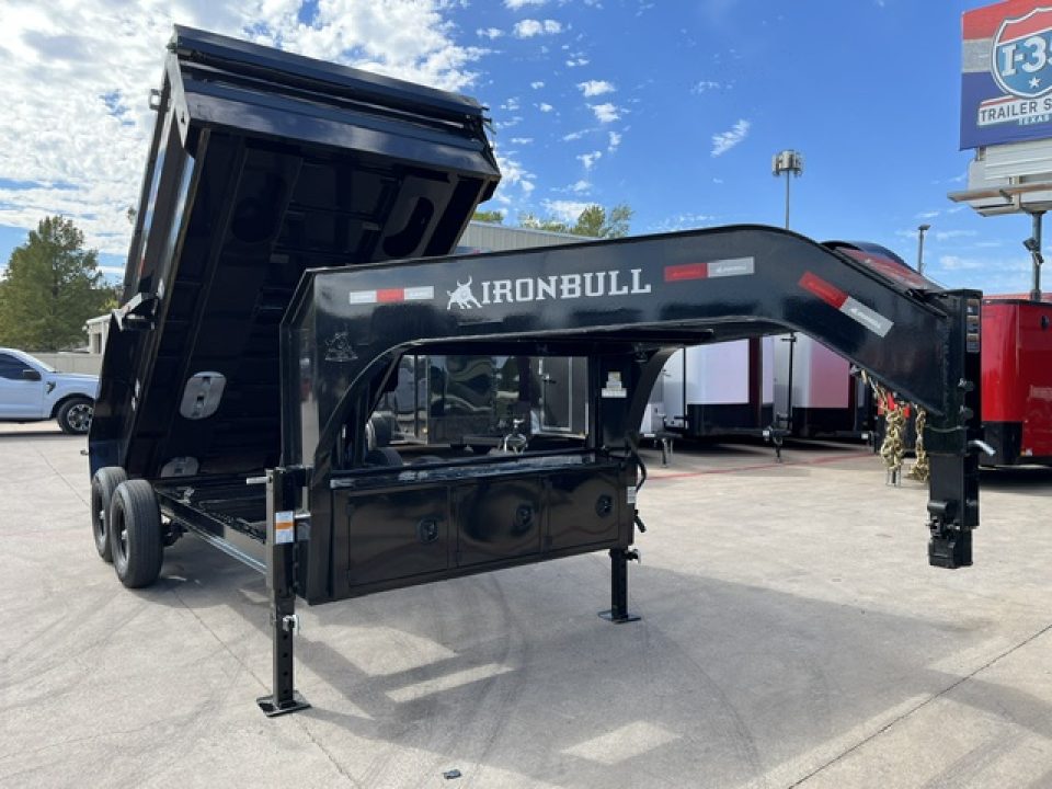 New 2027 Iron Bull DTG 7x14x3 Dump Trailer