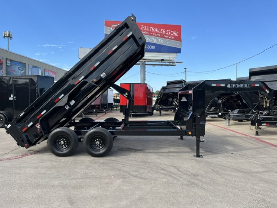 New 2027 Iron Bull DTG 7x14x3 Dump Trailer